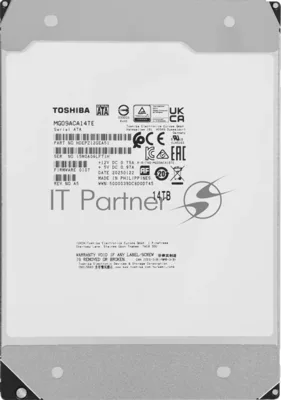 Жесткий диск HDD Toshiba MG09 14Tb 7200rpm SATA III 512Mb 3.5"
