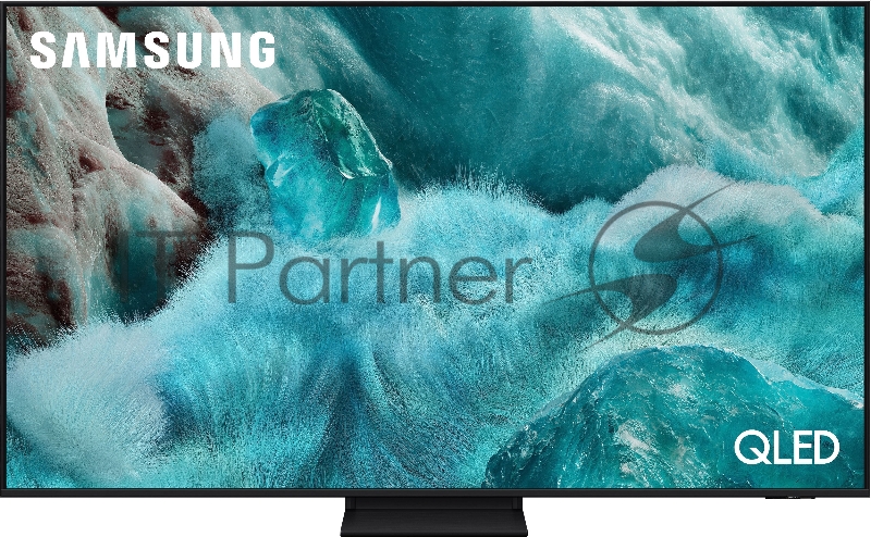 Телевизор Samsung 55" QE55Q7F5AUXRU черный QLED 4K UHD 60Hz DVB-T DVB-T2 Smart TV
