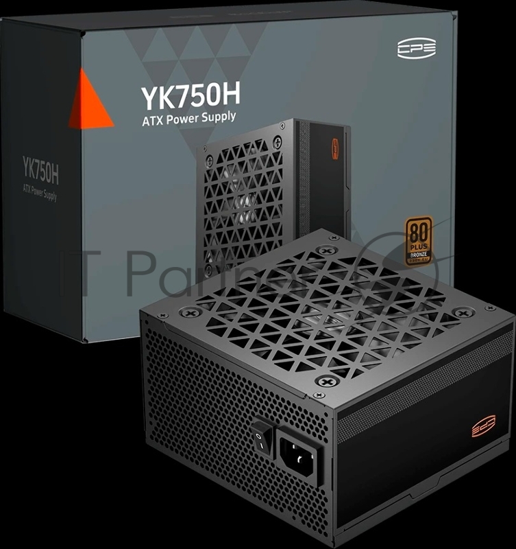 Блок питания ПК Power Supply PCCooler, 750W 80+ Bronze (ATX, ATX 3.1, Non-modular, 1x24(20+4)pin 550мм, 2xCPU*2 8(4+4)pin 650мм, 2xPCIe*2 8(6+2)pin 500мм, 1x12V-2x6 600мм, 6xSATA*3+MOLEX4pin*2, Active, 120x120мм, 140x150x86mm, APFC, OVP/UVP/OCP/SCP/OTP/OPP/SPD)