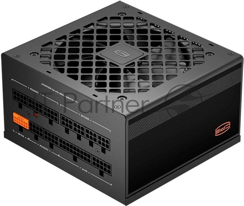 Блок питания ПК/Power Supply PCCooler, 650W 80 PLUS Gold (ATX, 3.1, Full modular, 1x24(20+4)pin, 2xCPU 8(4+4)pin, 2xPCIe*2 8(6+2)pin, 1x12VHPWR, 5xSATA*3, 1xMOLEX4pin, Active, 120x120мм, 140x150x86mm, APFC, OVP/UVP/SCP/OPP/OCP/OTP/SPD, black)
