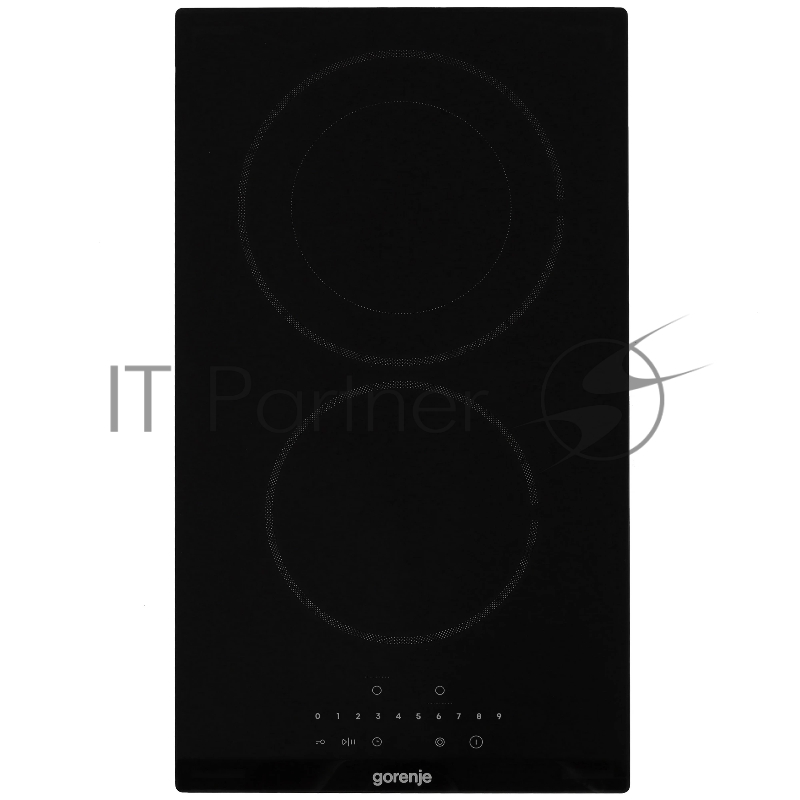 Электрическая варочная поверхность Gorenje ECS322BCSCE, 2 конфорки, с зоной расширения, стеклокерамика, 3200 Вт
