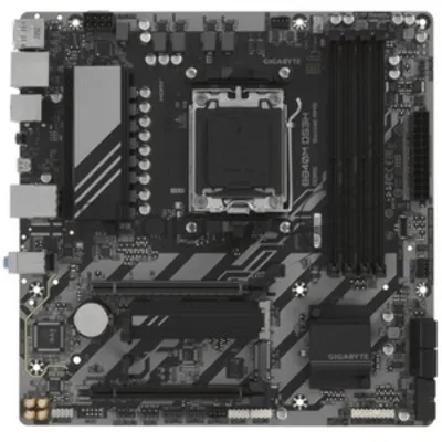 Материнская плата Gigabyte B840M DS3H WF6, AM5, AMD B840, 4xDDR5, 4xSATA, 2xM.2, 1xPCIe 4.0 x16, DisplayPort, HDMI, 1x2.5Gb LAN, USB Type-C, 3x3.5 мм, 7.1, microATX
