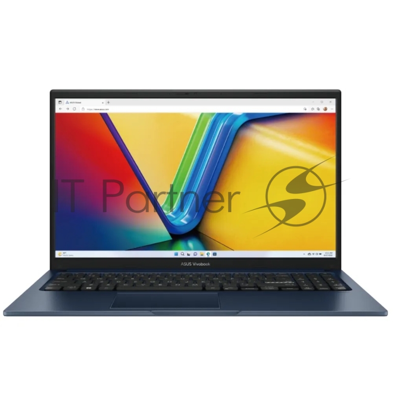 Ноутбук ASUS Vivobook 15 X1504VA-BQ590/15.6"/IPS/Intel Core 5 120U/16Gb/512Gb/SSD/Intel Graphics/Без ОС/темно-синий/1.70kg