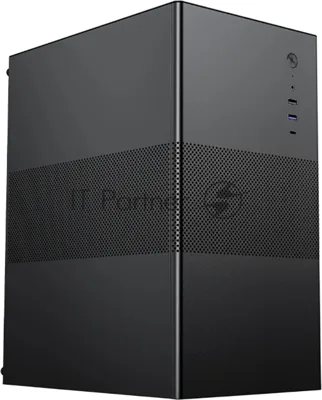 Компьютерный корпусй ACD Coffer 109B mATX, Type-C + USB 3.0 + USB ports + HD audio combo, Mesh, черный.