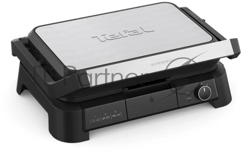 Электрогриль Tefal GC520DE0, черный/серебристый 1510002834