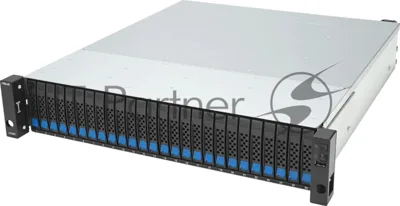 Серверная платформа ASUS VS320D-RS26-D1712106Z, 2U, Intel Xeon 64-bit 4-core, 4x DDR4 ECC DIMM, 26 x 2.5" SATA/SAS hsb, 1x 1GbE RJ45 LAN Port, 2x 12Gb/s SAS Wide Port, 1+1 850W
