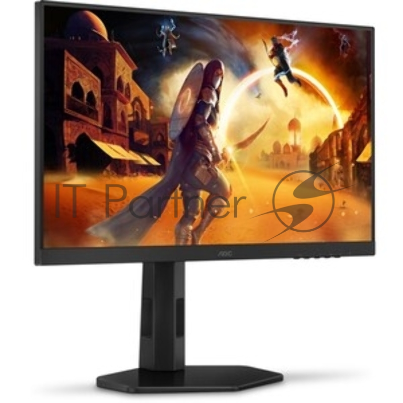 Монитор 23.8" AOC 24G4HX Fast IPS 1920x1080, 200 Гц, 0.3 мс (MPRT), 16:9, 300 кд/м², HDR10, HDMI 2.0, DP 1.4, 3.5 Jack, динамики (2x2 Вт), Adaptive-Sync, черный