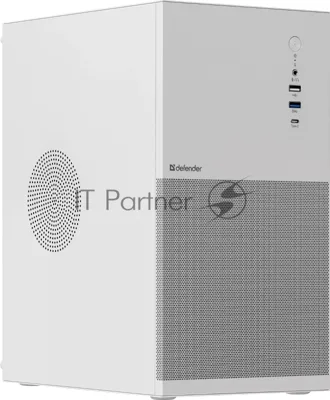 Компьютерный корпус Defender Apex Metal белый, mATX,Type C(3.0),USB3.0