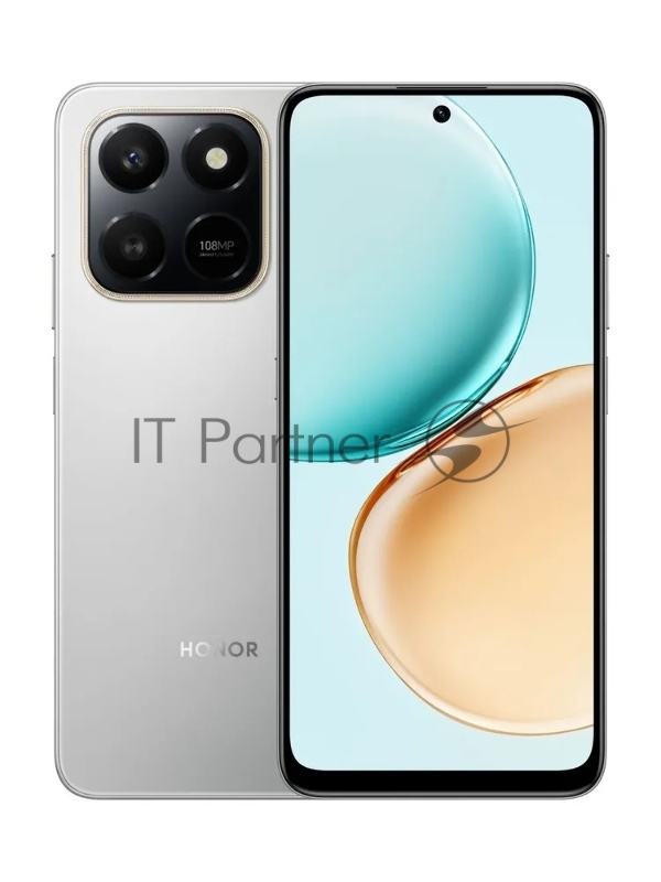 Смартфон HONOR X7d 8/256Gb серебристый