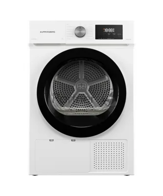 Сушильная машина Kuppersberg DM 593 W белый, 8 кг, сушка - конденсационная, программ - 15, 59.5 x 85 x 61.5 см