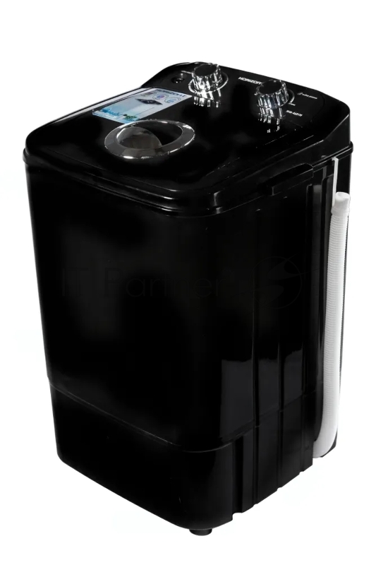 Стиральная машина Horizont WM-4601W черная, загрузка вертикальная 4.6кг, класс: A