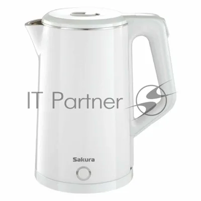 Чайник Sakura SA-2150W 1.8 л, двойной корпус,бел