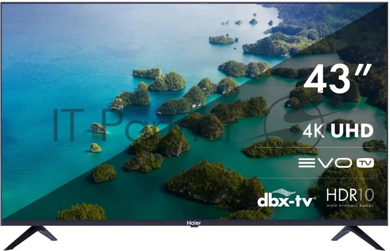 Телевизор Haier 43" S2 черный LED 4K UHD 60Hz Smart TV 2GB/32GB