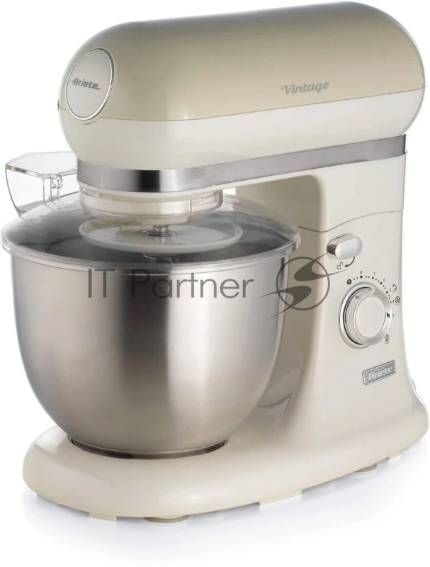 Миксер Ariete 00C158803AR0 Vintage бежевый, стационарный, 2400 Вт, 5.5 л, 7 скоростей