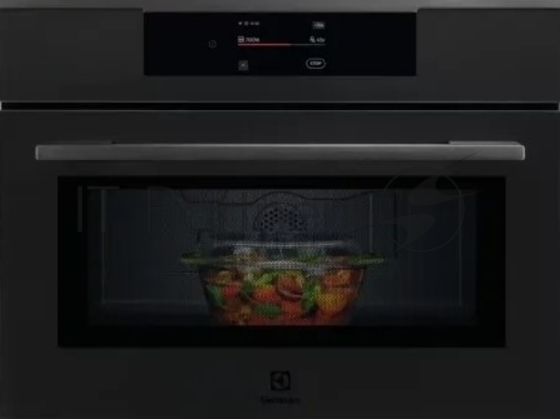 Встраиваемая микроволновая печь Electrolux KVM9E2XT черный, 44 л, 1000 Вт, переключатели - сенсор