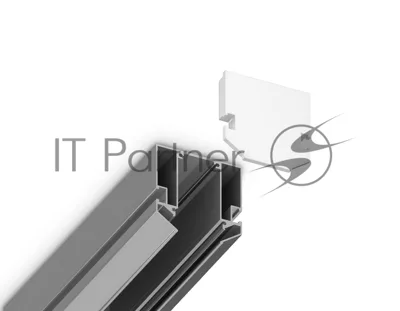 Заглушка для корпуса в натяжной потолок Magnetic 220V GL1063 WH белый 61*61*9 (2шт)