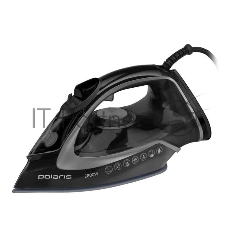 Утюг Polaris PIR-2821AK черный/графит, 2800 Вт, 55 г/мин, 270 г/мин, 400 мл