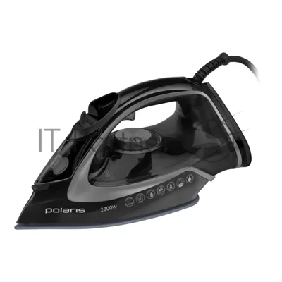 Утюг Polaris PIR-2821AK черный/графит, 2800 Вт, 55 г/мин, 270 г/мин, 400 мл