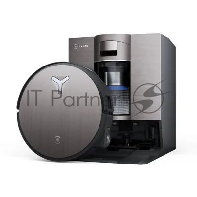 Робот-пылесос Ecovacs Deebot X11 OmniCyclone черный/коричневый, 6400 мА*ч Li-Ion, уборка сухая/влажная, пылесборник контейнер 0.22 л