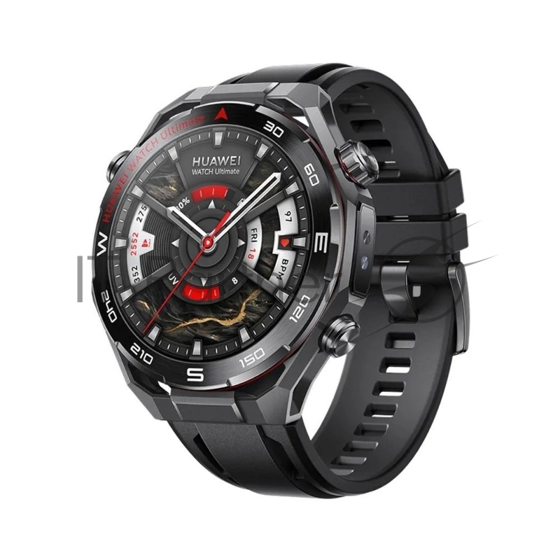 Умные часы Huawei Watch Ultimate 2 MCH-AL00, 1.5" AMOLED, Wi-Fi, Bluetooth, NFC, 20 ATM, черный / титановый