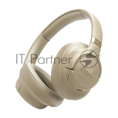 Беспроводные/проводные наушники JBL Tune 730BT бежевый, полноразмерные, Bluetooth + проводной, быстрая зарядка