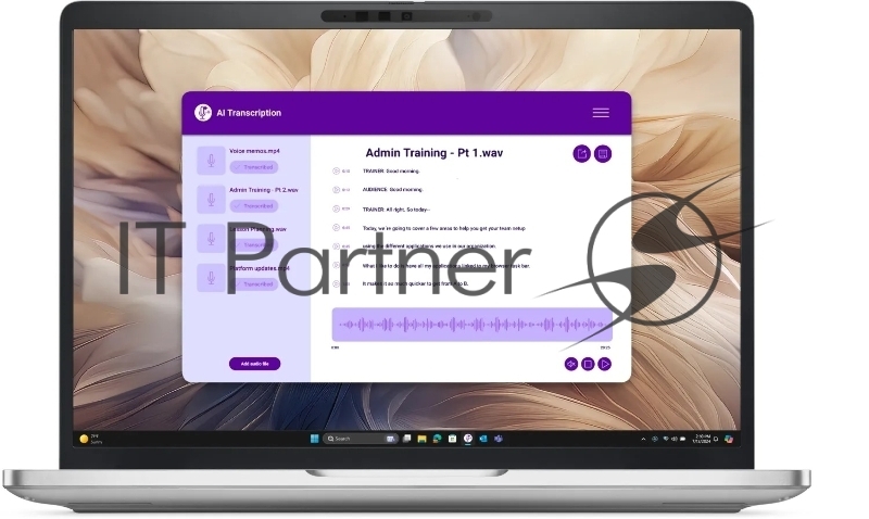 Ноутбук Dell Pro 13 Plus/13.3"/IPS/Intel Core Ultra 7 268V/32Gb/2Tb/SSD/Intel Arc/Windows 11 Pro/серебристый/1.23kg