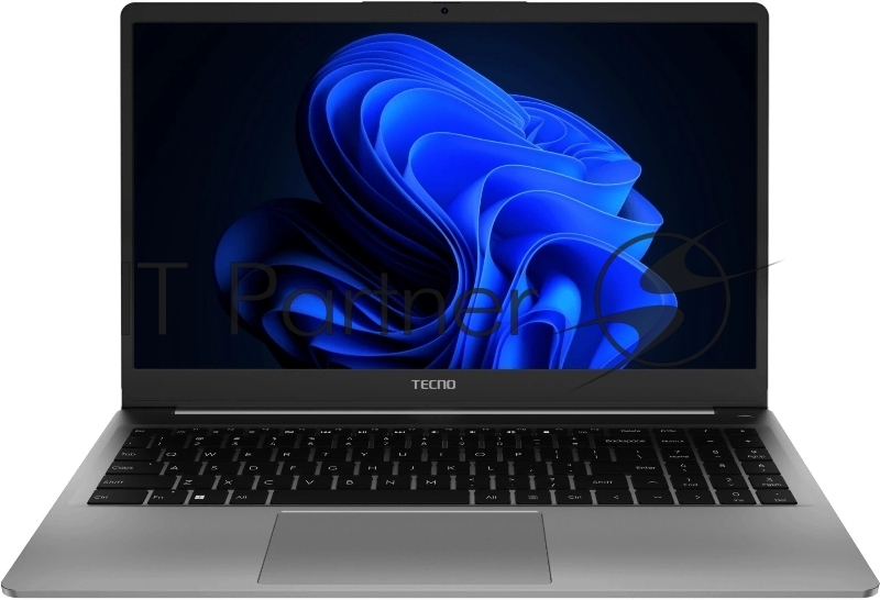 Ноутбук Tecno MegaBook K15SDA Ryzen 5 7430U 16Gb SSD 512Gb AMD Radeon Graphics 15.6" IPS FHD (1920x1080) Windows 11 Home grey WiFi BT Cam 6060mAh (71005000257)