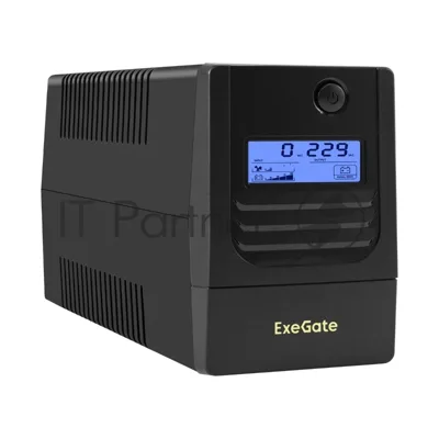 Источник бесперебойного питания ExeGate Smart LB-800.LCD.AVR.4C13 / 800 ВА / 480 Вт / 4 x IEC 320 C13
