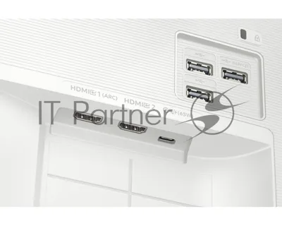 Монитор 32" Samsung Smart Monitor M7 S32FM703UI VA 3840x2160, 60 Гц, 4 мс, 16:9, 300 кд/м², 2xHDMI 2.0, USB-C (65 Вт PD), USB Hub (3x USB-A), динамики (2x10 Вт), HDR10+, Tizen OS, Wi-Fi 5, Bluetooth 5.2, пульт ДУ, белый