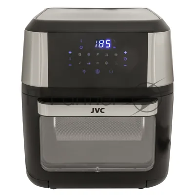 Аэрогриль JVC JK-MB060 черный, 2000 Вт, 12 л, сенсор, 9 программ
