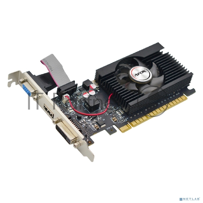 Видеокарта AFOX GeForce GT 710, 4 GB DDR3, 64 bit, DVI-D, HDMI, VGA (D-Sub), GPU 954 МГц