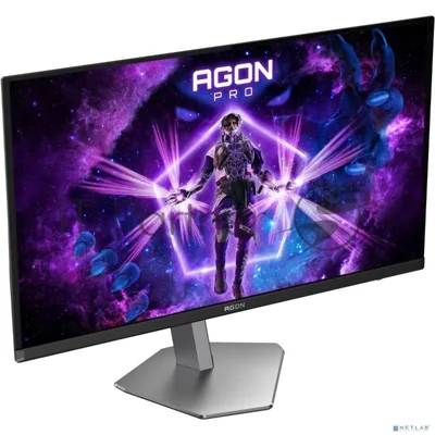 Монитор 26.5" AOC AGON AG276QKD2 QD-OLED 2560x1440, 500 Гц, 0.03 мс, 16:9, 1000 кд/м² (пиковая), DisplayHDR True Black 500, 2×HDMI 2.1, DP 2.1, USB Hub (2×USB-A 3.2 Gen1), 3.5 Jack, динамики (2×5 Вт), Adaptive-Sync, антибликовое покрытие, черно-серый