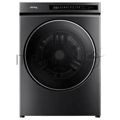 Стиральная машина Korting KWM 60ID1203 GR серый, загрузка фронтальная 10 кг, 1200 об/мин, класс A+++
