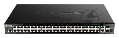 Коммутатор D-Link DGS-1520-52MP/A2A, 48×1 Гбит/с + 4×2.5 Гбит/с + 2×10 Гбит/с Base-T + 2×10 Гбит/с SFP+, управляемый