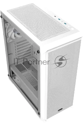 Корпус без блока питания Raijintek ARCADIA 41, Midi-Tower, TG, 1x120мм, 2xUSB-A 3.0 + 1xUSB-C, ATX, mATX, mITX White