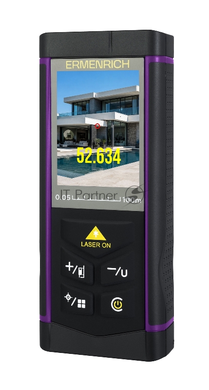 Рулетка Ermenrich 84652 лазерная PRO LR100, с камерой