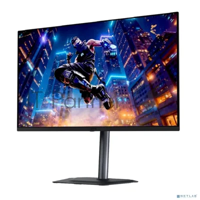 Монитор 32" Gigabyte MO32U2 EK QD-OLED 3840x2160, 240 Гц, 0.03 мс, 16:9, 1000 кд/м² (пиковая), 2×HDMI 2.1, DP 1.4, USB-C (18 Вт PD), USB Hub (2×USB 3.2 + 1×USB-B), 3.5 Jack, динамики (2×5 Вт), DisplayHDR True Black 400, FreeSync Premium Pro, G-Sync, черный