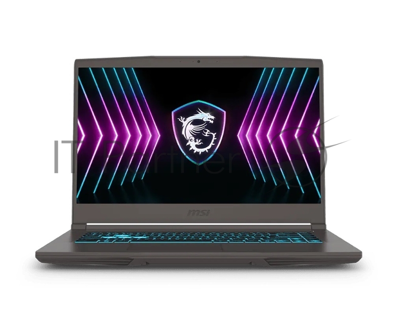 Ноутбук MSI Thin 15 B2RVE-3451XRU 15.6" IPS/FHD Intel Core 7 240H/16Gb/SSD512Gb/NVIDIA RTX4050 6Gb/NoOS/серый/1.86kg