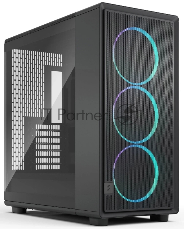 Корпус Fractal Design Epoch XL Black TG RGB Light Tint, Full-Tower, чёрный, 3 x 140 мм