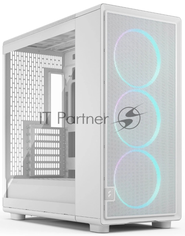 Корпус Fractal Design Epoch XL White TG RGB Clear Tint, Full-Tower, белый, 3 x 140 мм