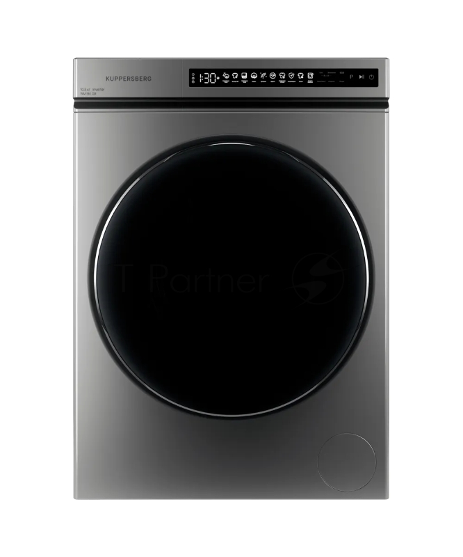 Стиральная машина Kuppersberg WM 561 GR серый, загрузка фронтальная 10.5 кг, 1200 об/мин, класс A++