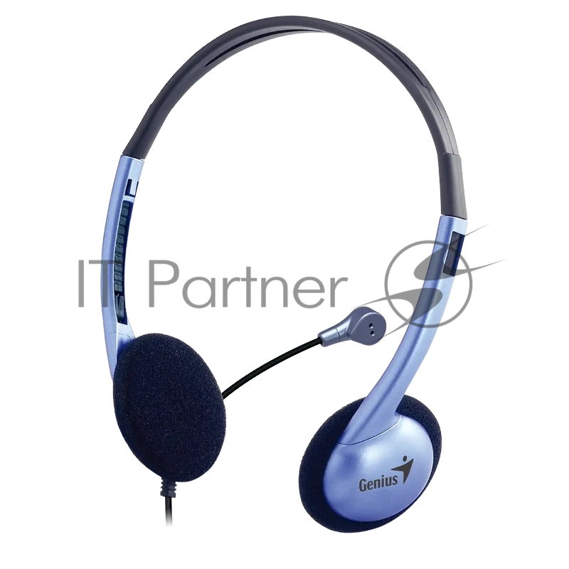 Гарнитура Genius HS-02B фиолетовый, проводная, 3.5 мм