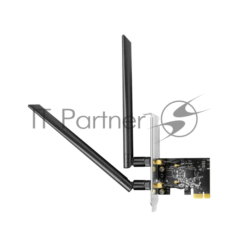 Беспроводной адаптер PCI-E Wi-Fi ,Cudy WE1300, AC1300, низкопроф. планка в комплекте