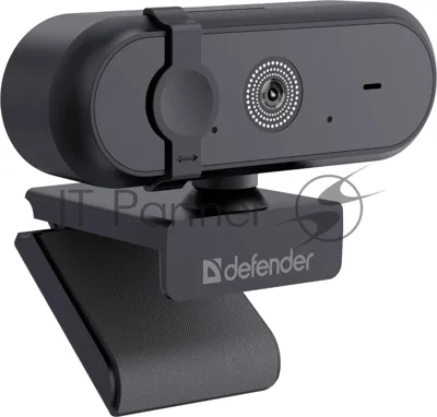 Веб-камера Defender G-lens 2788 UHD 3840x2160, 30 кадр/с, USB, шторка приватности, крепление на мониторе