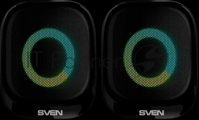 Акустическая система 2.0 АС SVEN G345, черный, (10 Вт, RGB, питание USB, Bluetooth)