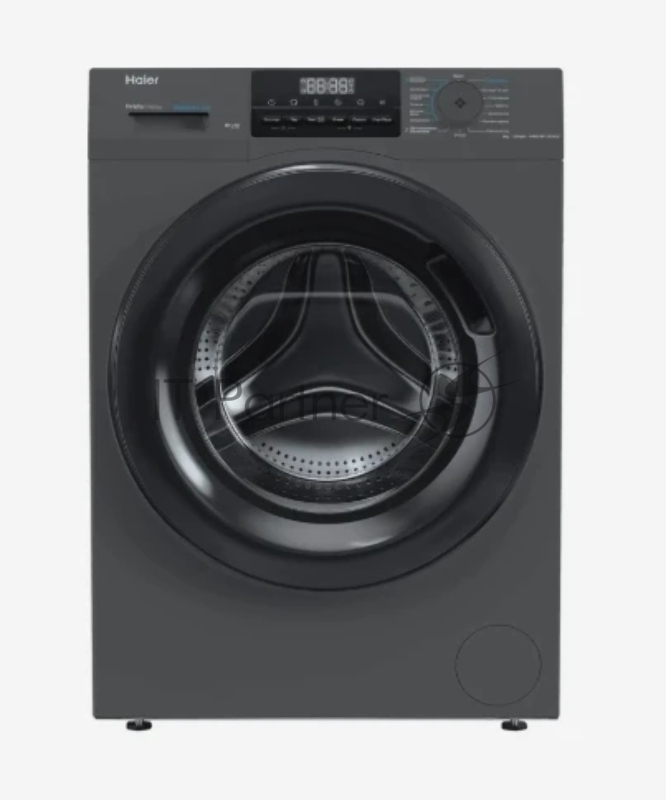 Стиральная машина Haier HW80-BP12929DE черный, загрузка фронтальная 8 кг, 1200 об/мин, класс A+++