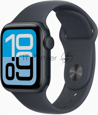 Умные часы Apple Watch SE 3 2025 A3324, 1.57" OLED, Wi‑Fi, Bluetooth 5.3, защита от воды, черный