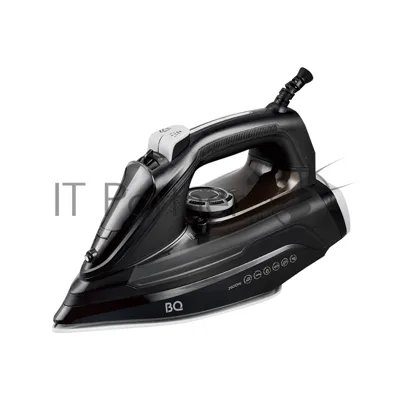Утюг BQ SI1002 черный, 2600 Вт, 30 г/мин, 140 г/мин, 320 мл