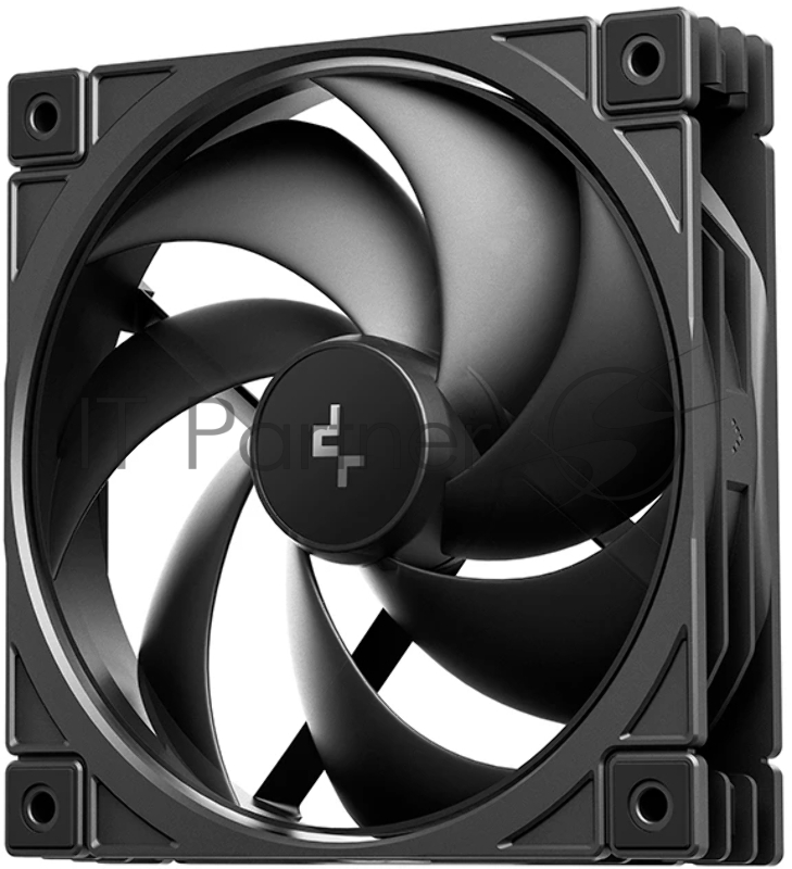 Вентилятор для корпуса Deepcool FD12 V2 120х120x25 черный 4-pin 35.6дБ (R-FD12V2-BKNPN1-G) Ret