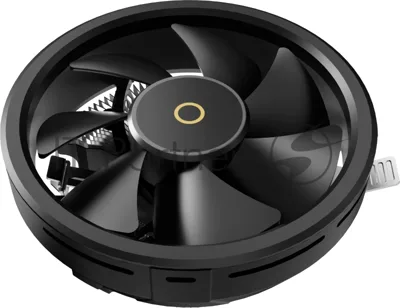Кулер для процессора CPU Cooler Ocypus Beta A10 BK (75W, 3-pin, 67mm, Al, 1x124mm, 40CFM, 29.5dBA, 2000RPM, S: 1851/1700/115X/1200, AM5/AM4, black)